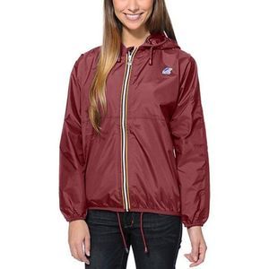 K-Way Packable Claudette Klassic Windbreaker Jacket Size 6